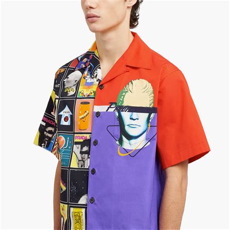 prada double match bowling shirt|prada 3xl shirt.